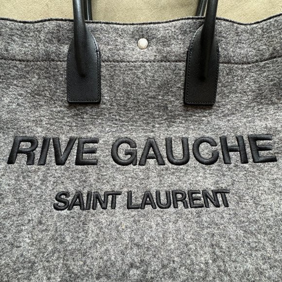 Authentic Saint Laurent Rive Gauche Tote. Never Used. Auth Card+Original Pack. - Picture 4 of 8